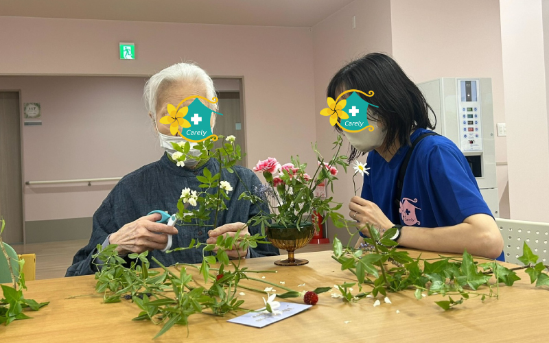 フラワーアレンジメント教室を開催しました！