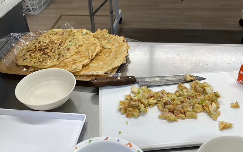 スタッフの手作りメニューによるおもてなし