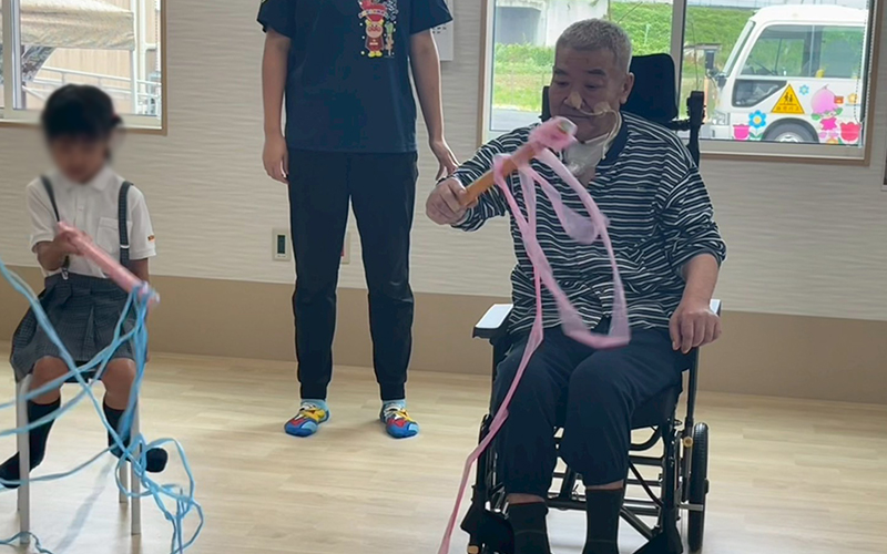 龍澤寺こども園の年長さんが慰問に来てくださいました！