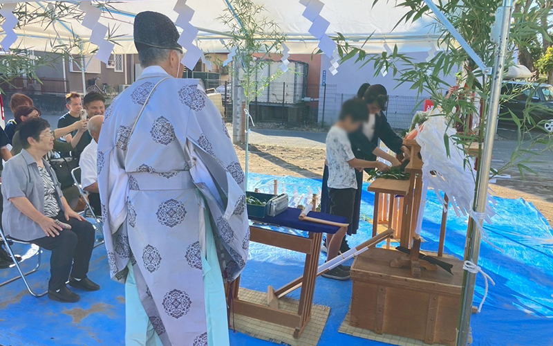 ケアリー甲府荒川店 地鎮祭