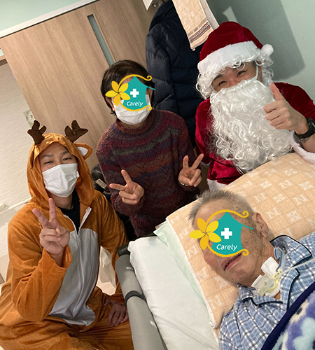 ケアリー甲斐竜王にてクリスマス会を開催しました