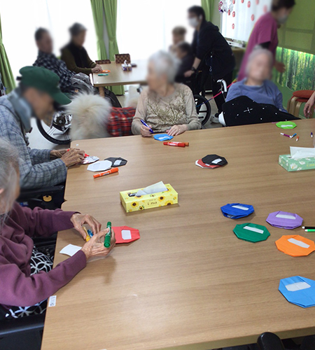 施設内イベントの様子（岐阜下佐波2号館）