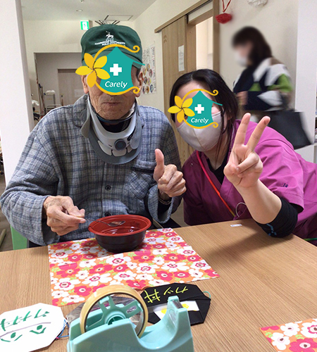 施設内イベントの様子（岐阜下佐波2号館）