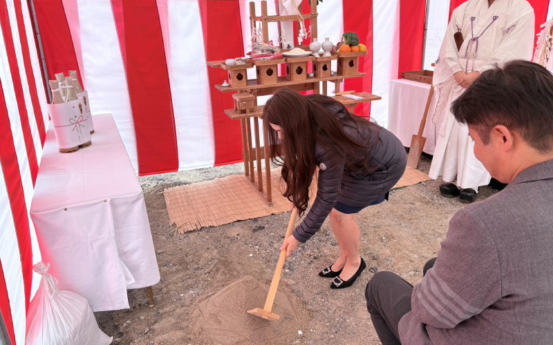 ナーシングホームケアリー東岡山 地鎮祭を執り行いました
