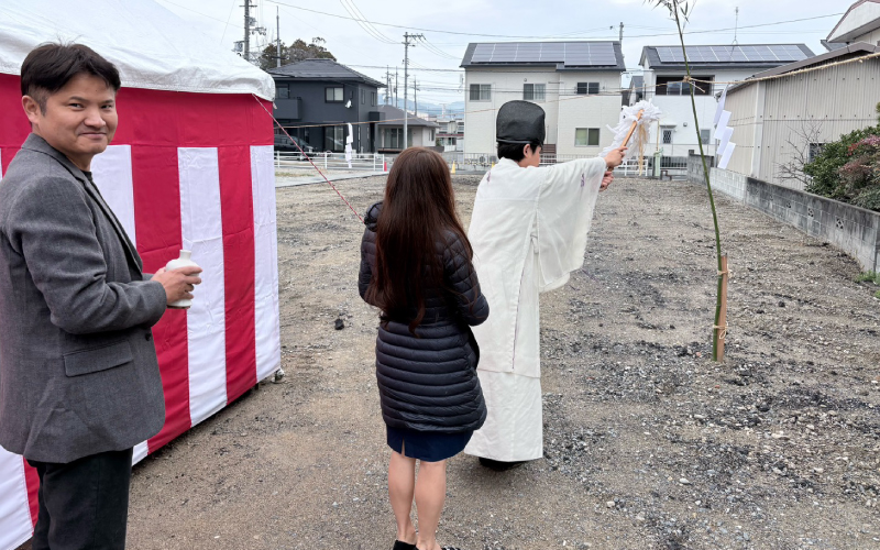 ナーシングホームケアリー東岡山 地鎮祭を執り行いました