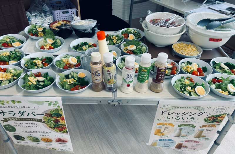 旬の野菜でサラダバー開催！ 